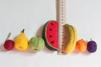 Nadel gefilzte Früchte Set, 10 Stück, Herbst Deko, Apfel, Banane, Birne