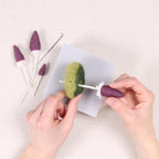 Nadelfilz-Kit, Pixie Sonnenschirm, Pilz Bastelset, DIY, Roving, Filzset