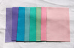 Wollfilz Paket Meerjungfrau und Feen 9 Stück 20x30 cm Schurwolle Bastelmaterial