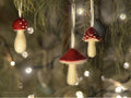 Fliegenpilz Nadelfilzen Bastelpackung, DIY Weihnachtsdeko, Feenpilz, Anfänger, inkl. Anleitung