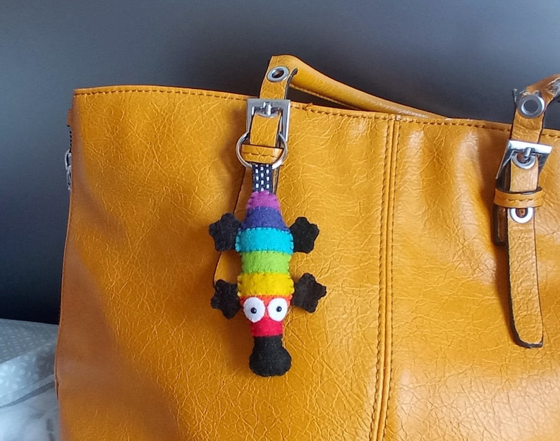 Filz Schlüsselanhänger Schnabeltier als Taschenanhänger