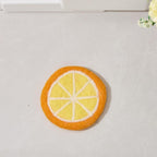 Wollfilz Untersetzer Obst Avocado Apfel Birne Orange Zitrone 11-12 cm
