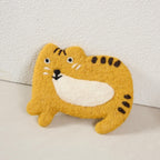 Wollfilz Kaffeetasse Untersetzer Katzen Design Handgemacht 11-12 cm