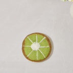 Wollfilz Untersetzer Obst Avocado Apfel Birne Orange Zitrone 11-12 cm