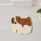 Wollfilz Untersetzer für Hunde - Tierform, 15-18 cm