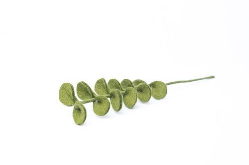 Filz Eukalyptus Zweig – grüner Filzzweig, minimalistische Naturdeko