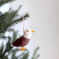 Filz Ornament Adler – Handgefertigter Weihnachtsschmuck
