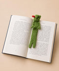 Gefilztes Frosch Lesezeichen aus Wolle (16 cm)