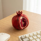 Nadelfilz Set Granatapfel DIY Handwerk Anfänger Realistische Wollfilz Kunst