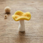 Nadelfilzset Pilz Bastelset für Anfänger mit Merinowolle und Filznadeln