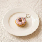 Wollfilz Schlüsselanhänger Kawaii Croissant Donut Taschenaccessoire Deko