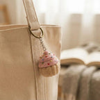 Wollfilz Schlüsselanhänger Kawaii Croissant Donut Taschenaccessoire Deko